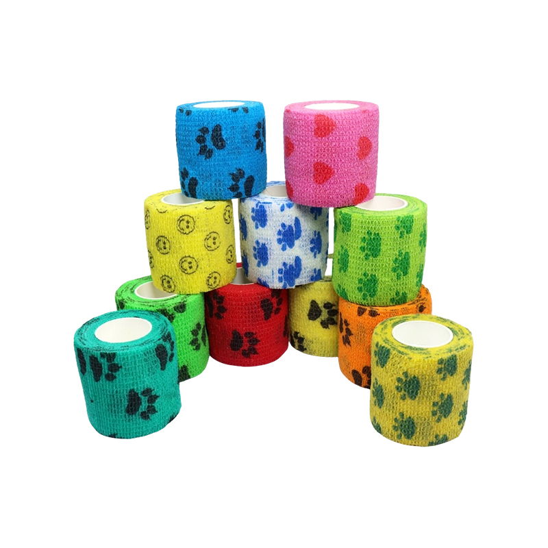 Non-woven Elastic Cohesive Wrap Bandage(Print) Tape
