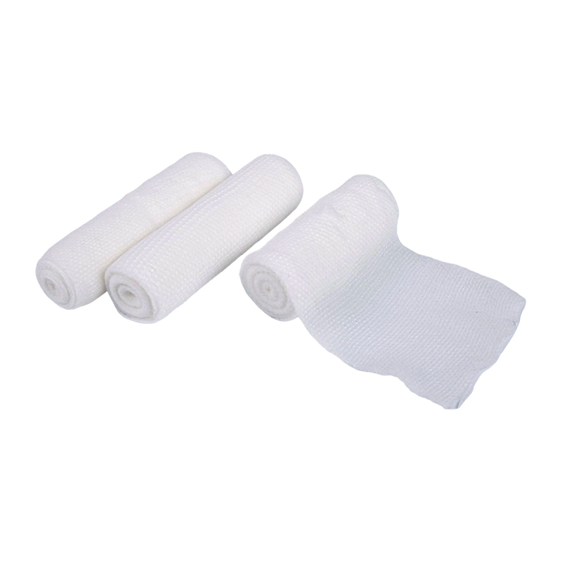 White Breathable Anti-slip PBT Bandage with Locked Edge