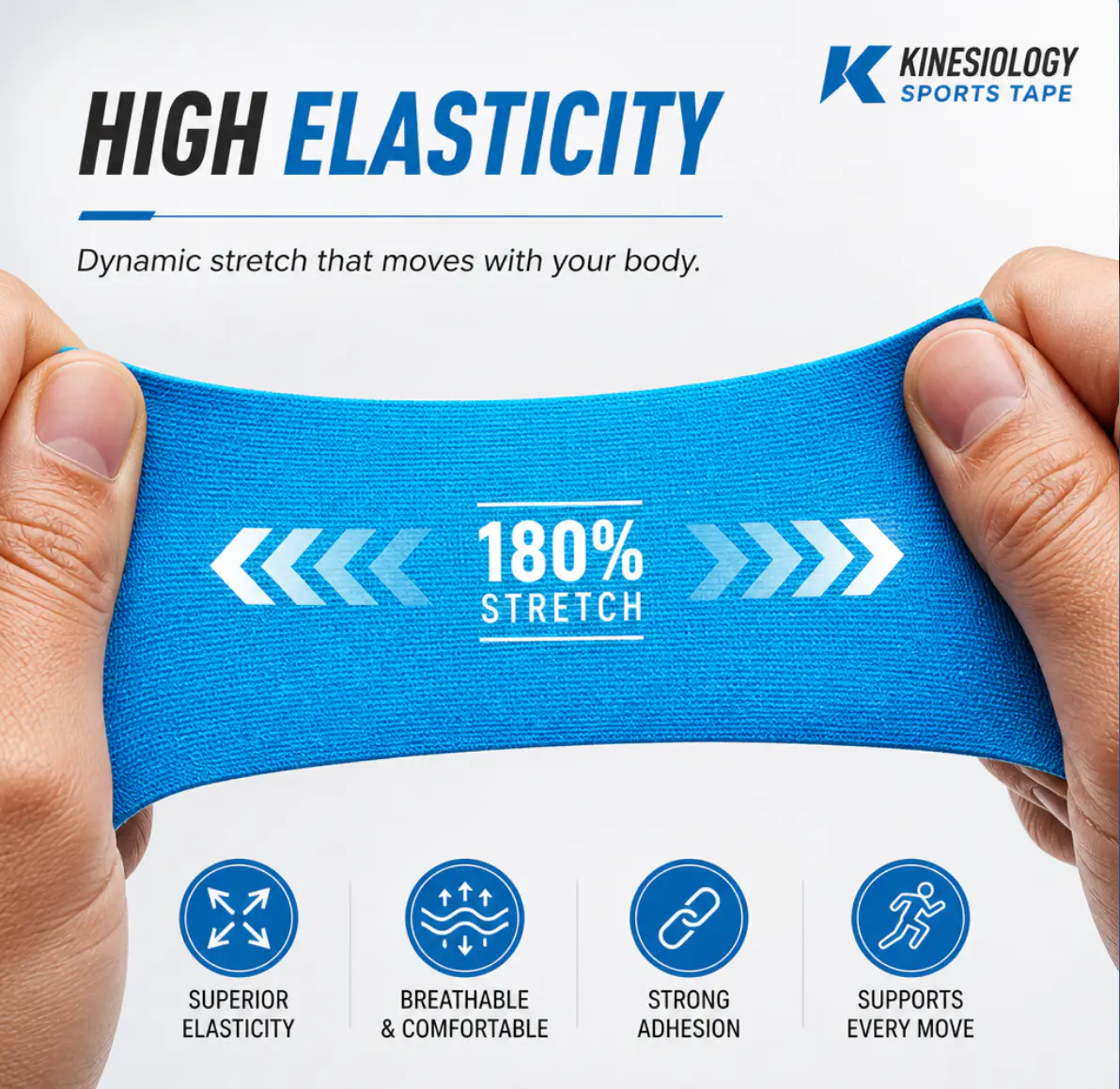 High Elasticity Kinesiology Sports Tape