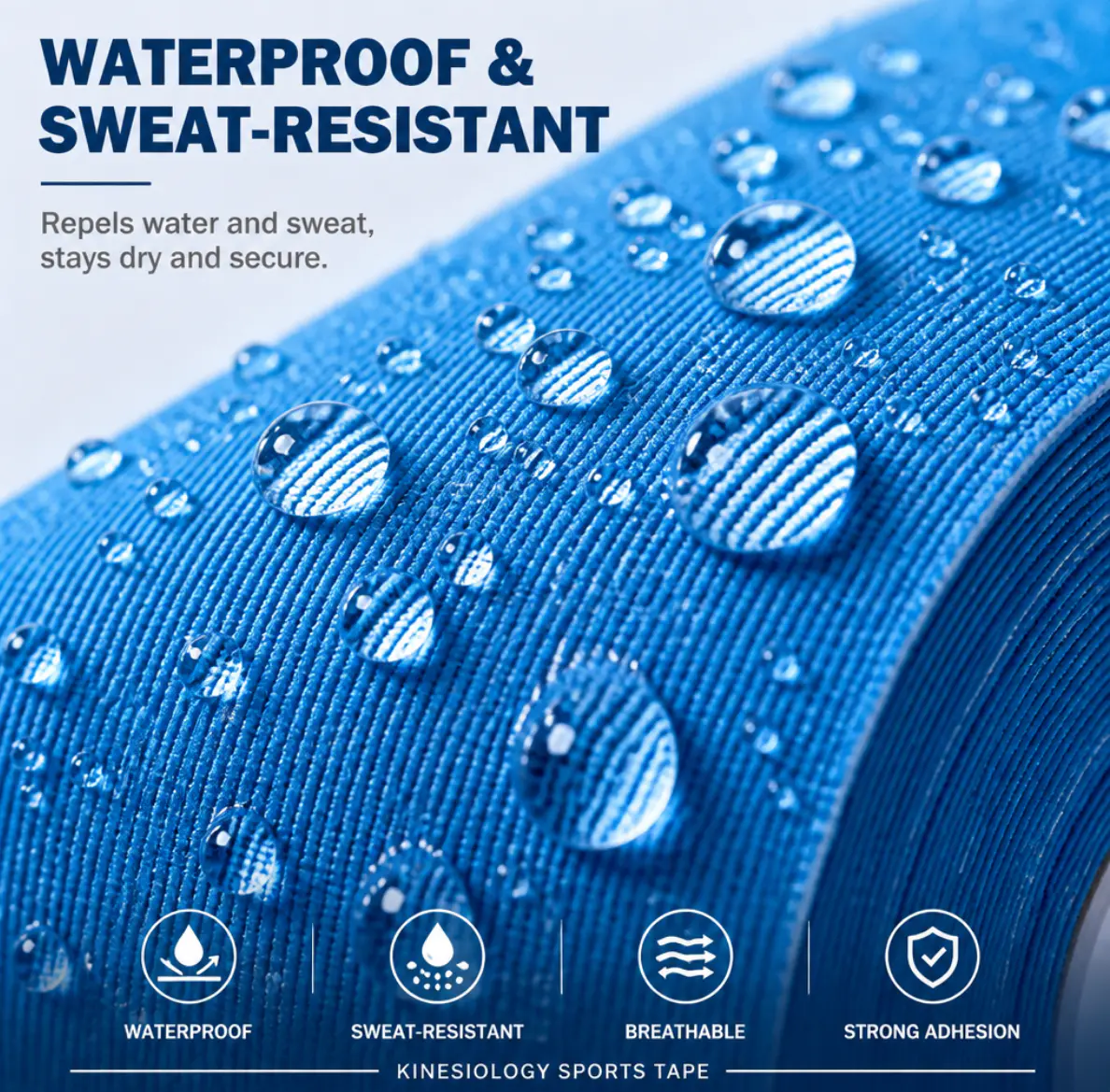 Waterproof and Sweat Resistant Kinesiology Sports Tape