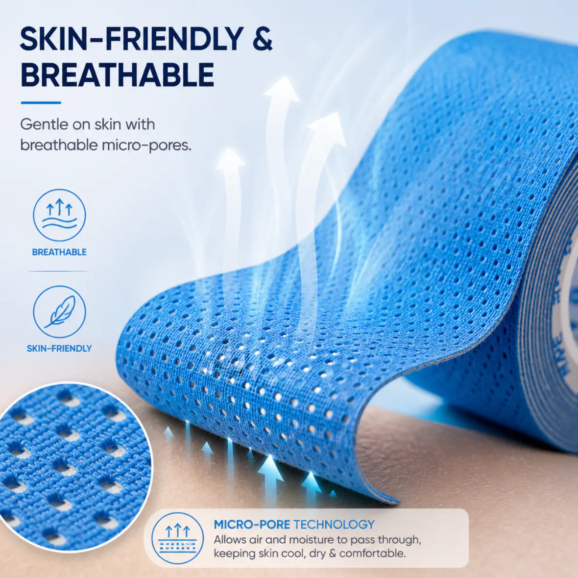 Skin Friendly and Breathable Kinesiology Sports Tape